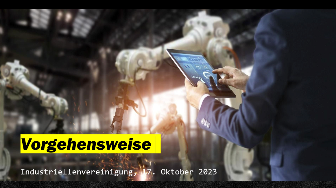 KI in der Tiroler Industrie - Industriellenvereinigung am 17. Oktober 2023