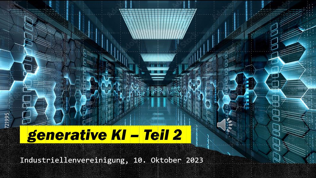 KI in der Tiroler Industrie - Industriellenvereinigung am 10. Oktober 2023